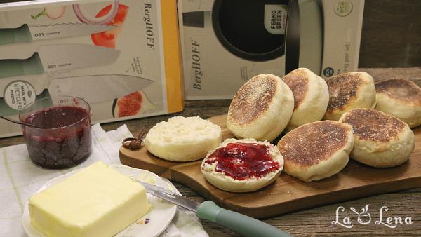 English Muffins, sau Chifle rapide la tigaie