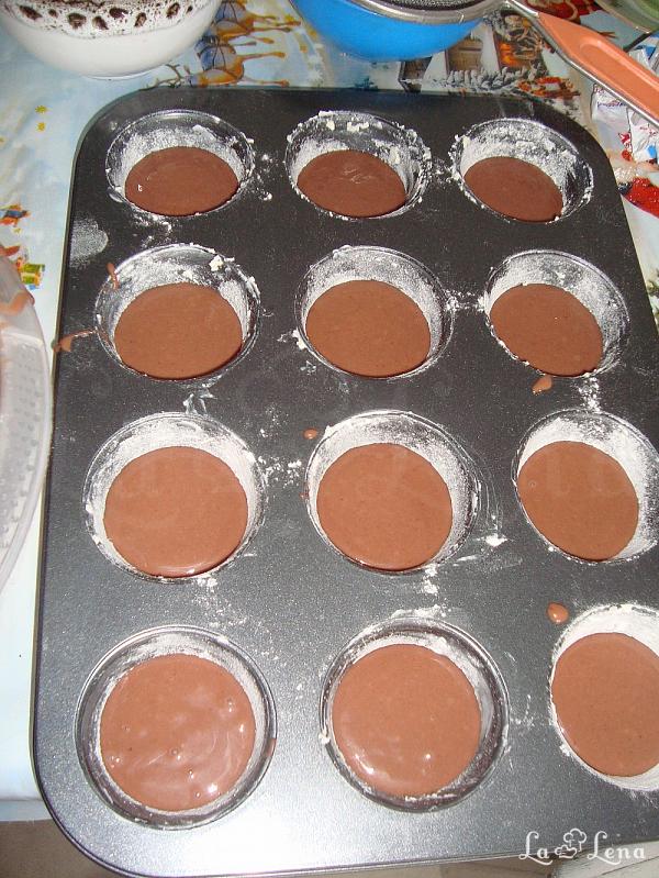 Muffins fără ouă, dar cu ciocolată - Pas 6