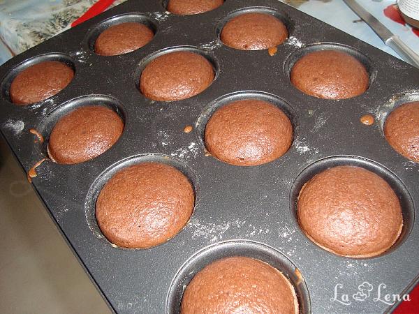 Muffins fara oua, dar cu ciocolata - Pas 7