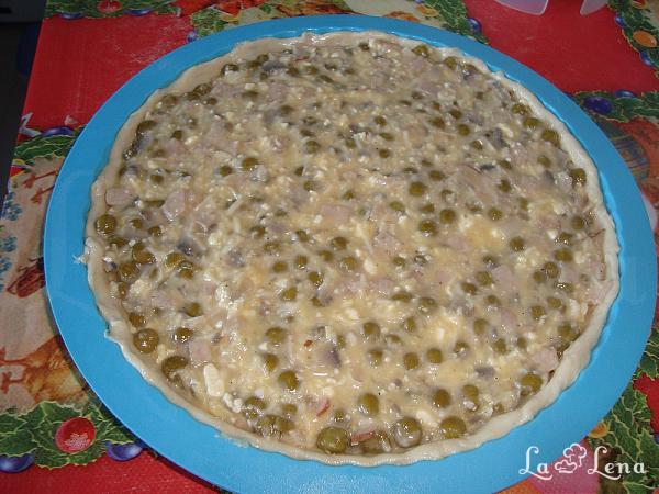 Quiche cu mazăre - Pas 18