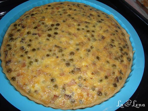 Quiche cu mazăre - Pas 19