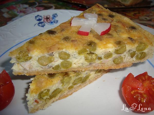 Quiche cu mazăre - Pas 22