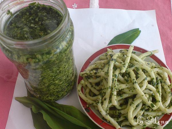 Sos pesto din leurda. - Pas 9