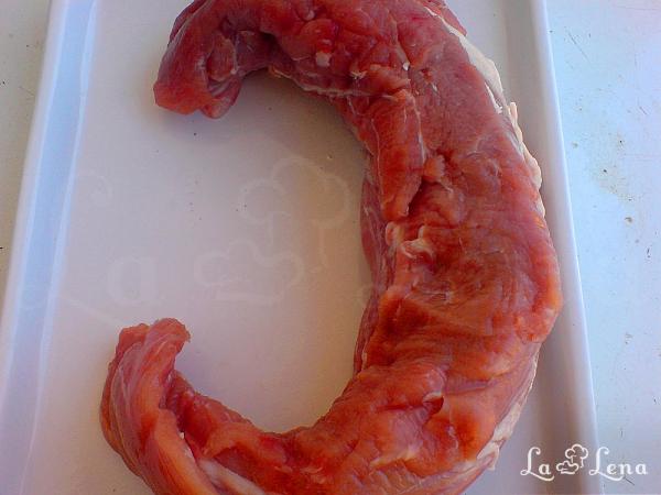 Mușchiuleț de porc împletit - Pas 1