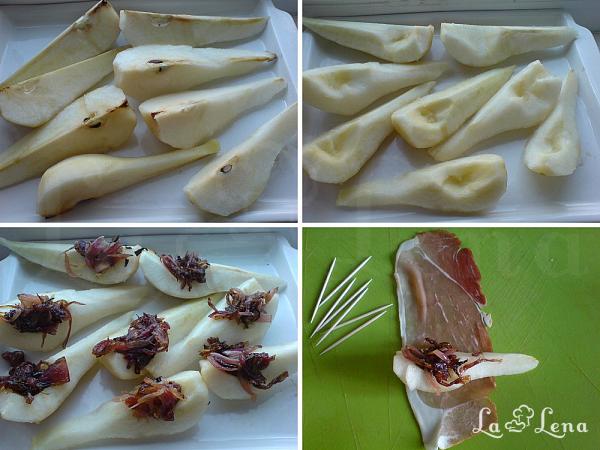 Pere cu ceapă caramelizată - Pas 5