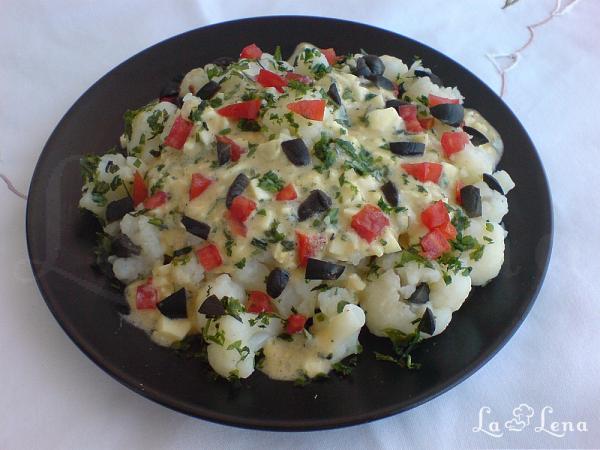 Salată de conopidă cu sos - Pas 5