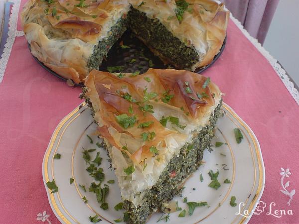 Plăcintă cu feta, spanac și roșii uscate - Pas 14