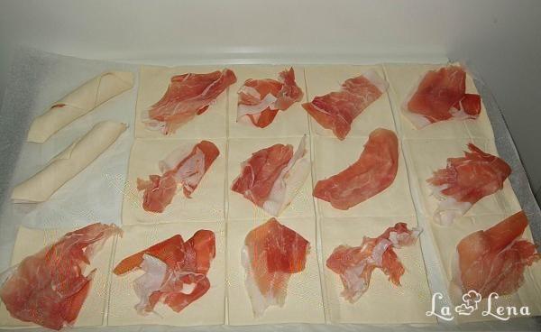 Cornulete cu prosciutto crudo  - Pas 2