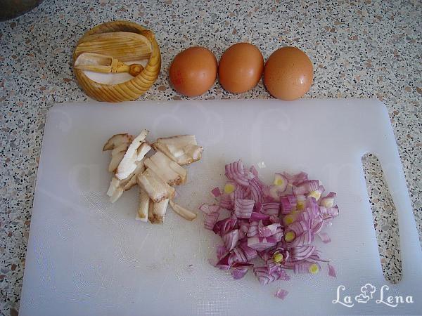 Omleta taraneasca - Pas 1