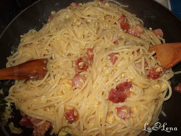 Paste a la carbonara - Pas 6