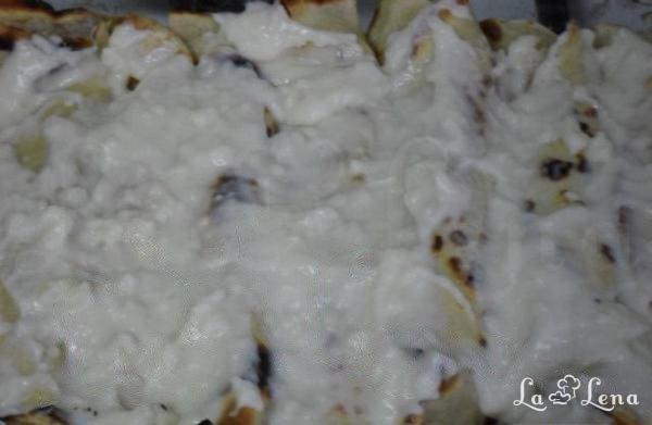 Clătite cu creier la cuptor - Pas 3
