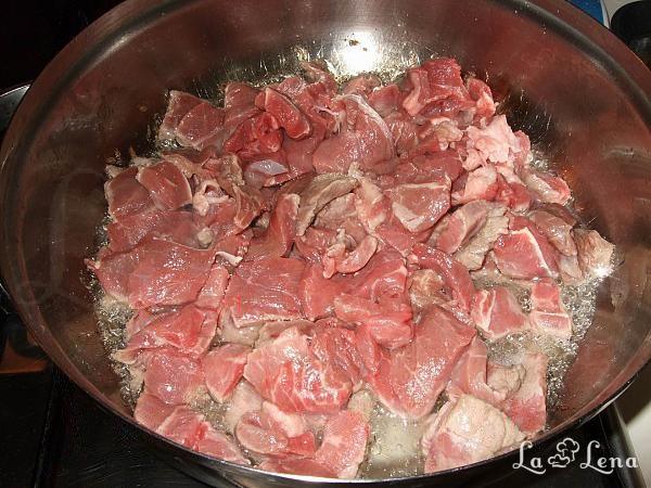 Carne brezață de vită cu legume - Pas 4