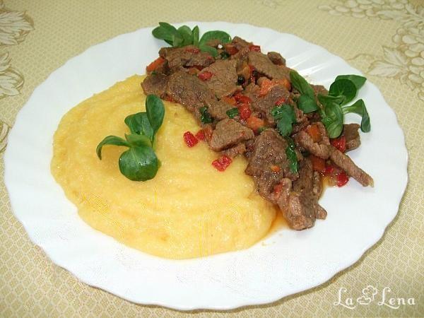 Carne brezață de vită cu legume - Pas 8