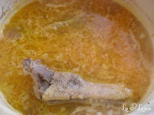 Piept de rață cu pilaf - Pas 3