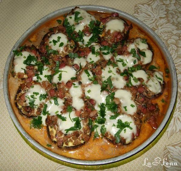 Ciuperci umplute cu bacon și mozzarella - Pas 10