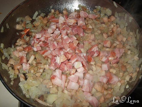 Ciuperci umplute cu bacon și mozzarella - Pas 5