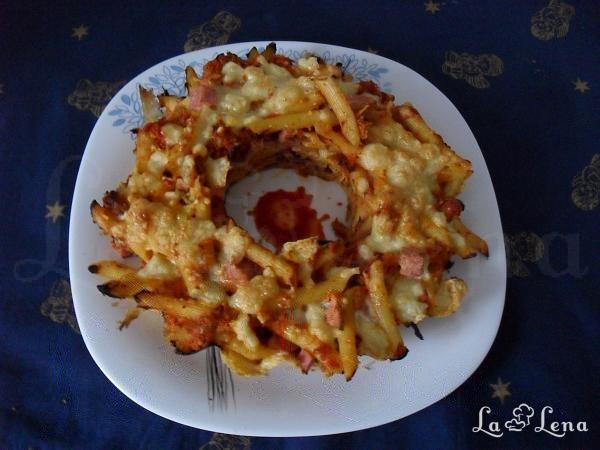 Budincă de penne la cuptor - Pas 6
