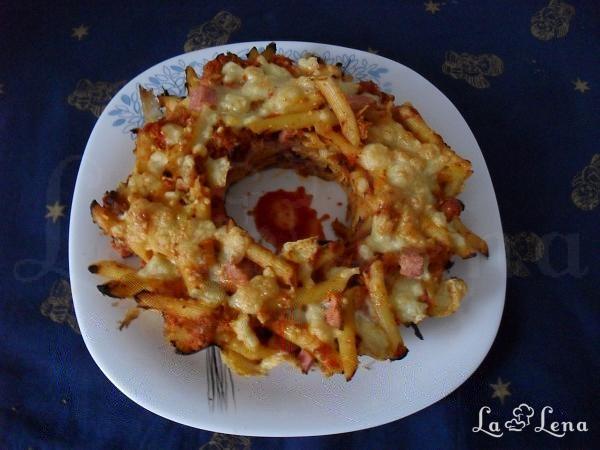 Budinca de penne la cuptor - Pas 6