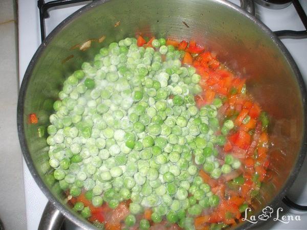 Linte cu mazăre verde - Pas 6