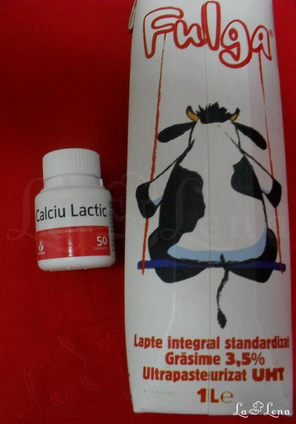 Brânză calcică - Pas 1
