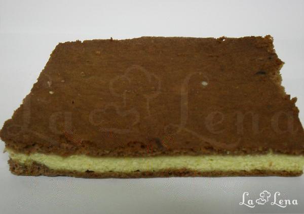 Prăjitură cu brânză cu foi și cacao - Pas 12