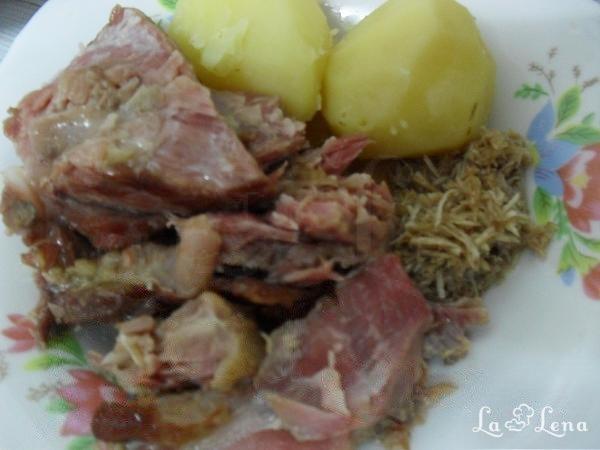 Rasol de porc afumat - Pas 4