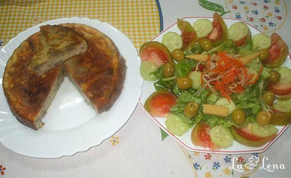 Tortilla de anghinare - Pas 6