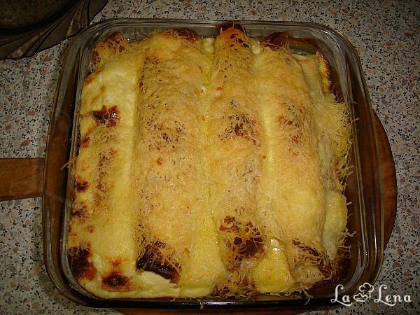 Clatite gratinate - Pas 8