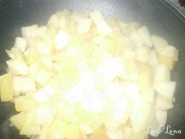 Mancarica de cartofi cu creveti - Pas 4