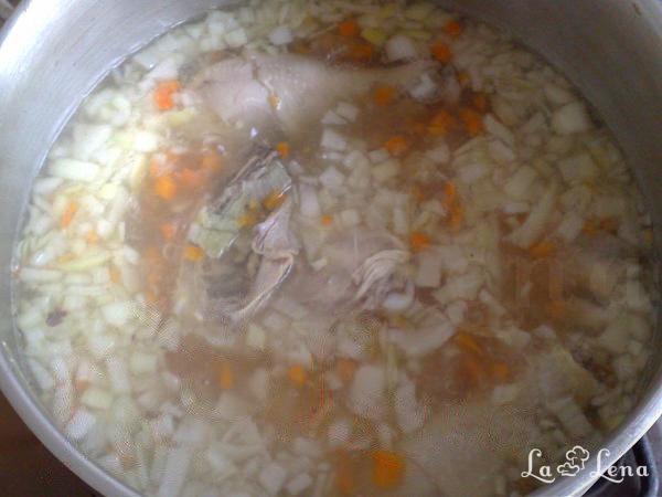 Ciorbă de pui cu varză - Pas 4