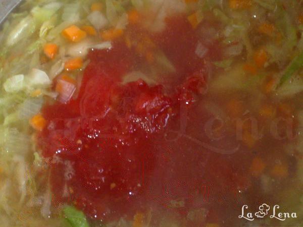 Ciorbă de pui cu varză - Pas 6