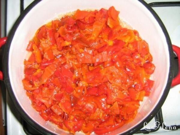 Ardei copți cu smântână - Pas 2