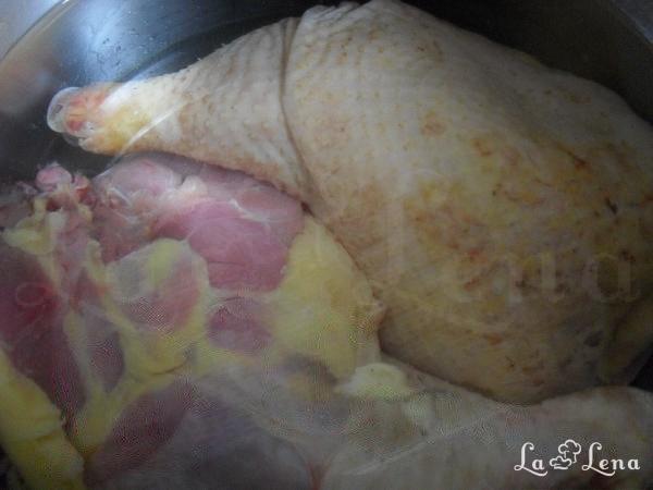Ciorbă de pasăre - Pas 1