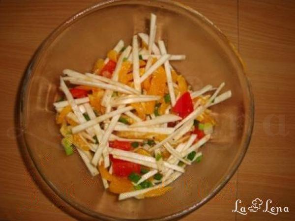 Salata cu telina si portocale - Pas 4