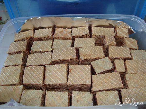 Napolitane cu cremă de ciocolată - Pas 11