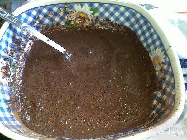 Înghețată de cacao (pe zăpadă) - Pas 1
