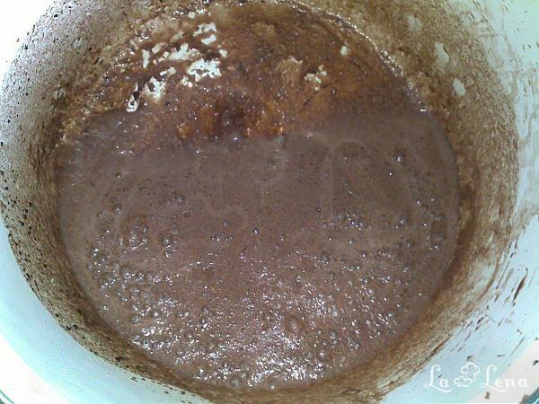 Înghețată de cacao (pe zăpadă) - Pas 3