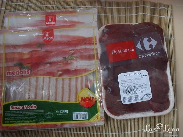 Ficăței în bacon - Pas 1