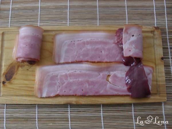 Ficăței în bacon - Pas 4
