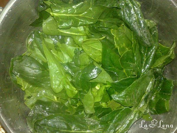 Salată de spanac - Pas 1