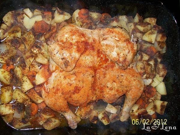 Pui cu legume la tavă - Pas 4