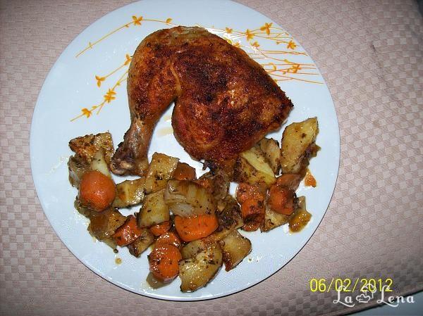 Pui cu legume la tavă - Pas 5