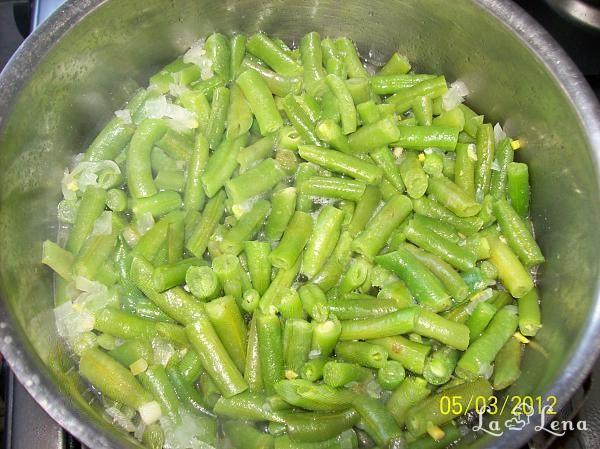 Mâncare de fasole verde - Pas 2