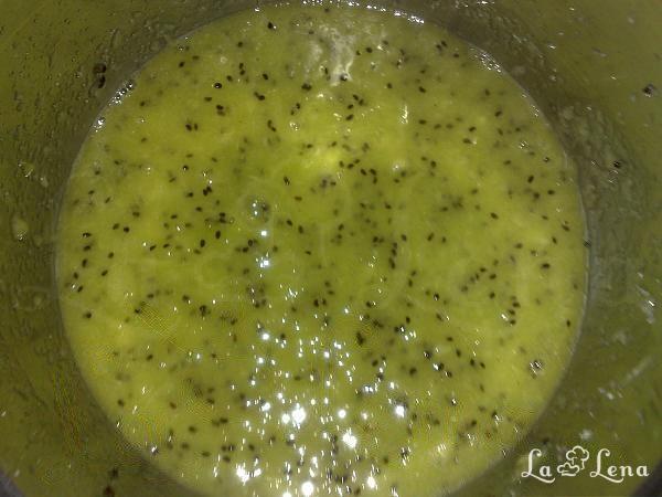 Înghețată de kiwi - Pas 1