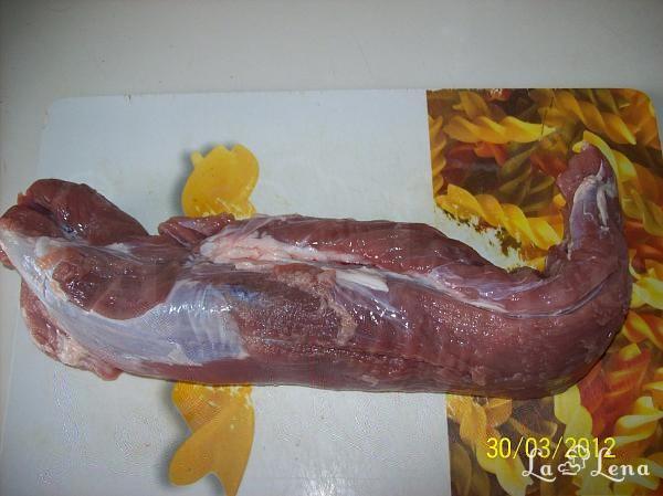 Muschiulet de porc tras in unt - Pas 1