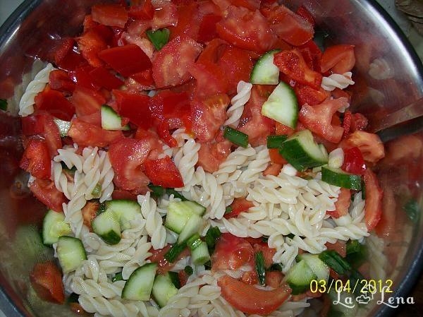 Salata de paste cu legume - Pas 2