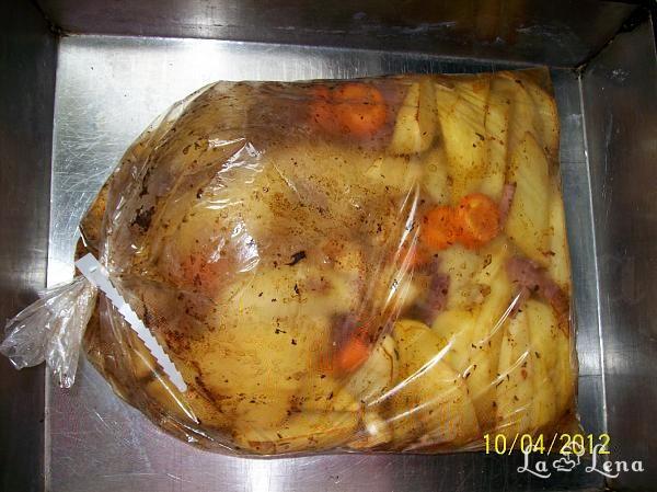 Legume asortate la pungă magică - Pas 5