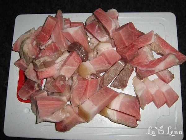 Pilaf cu carne de porc - Pas 1