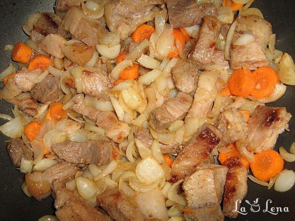 Pilaf cu carne de porc - Pas 4
