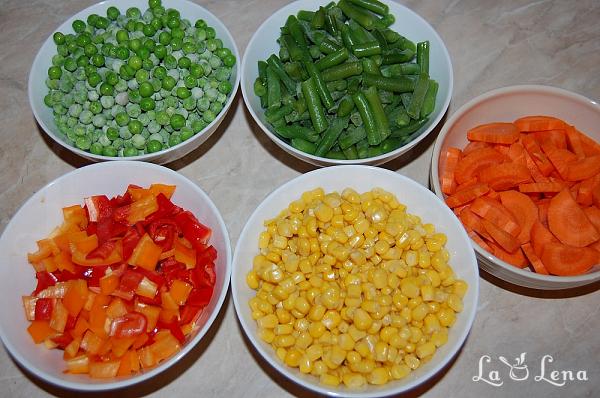 Amestec de legume mexican, varianta de casă - Pas 1